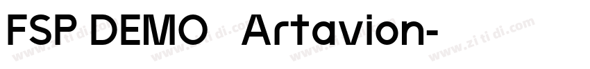 FSP DEMO   Artavion字体转换